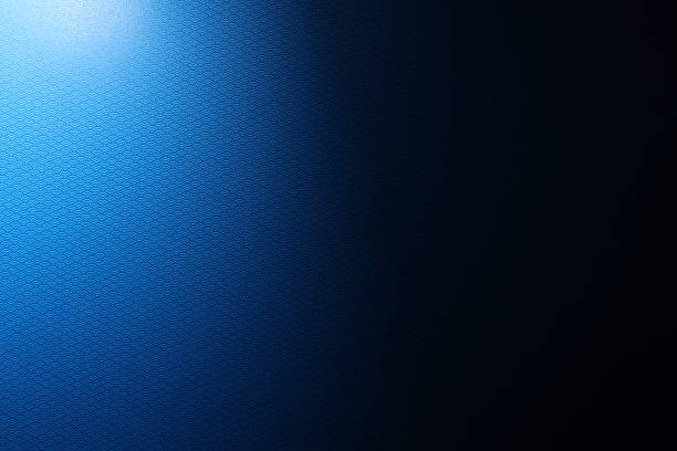 Blue background.