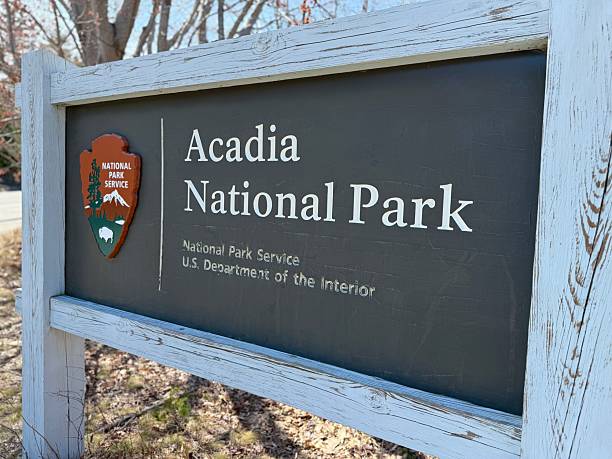 Acadia National Park Sign