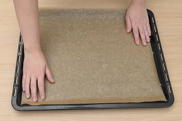 istock Waxed Brown Baking Paper Sheet 2212047303