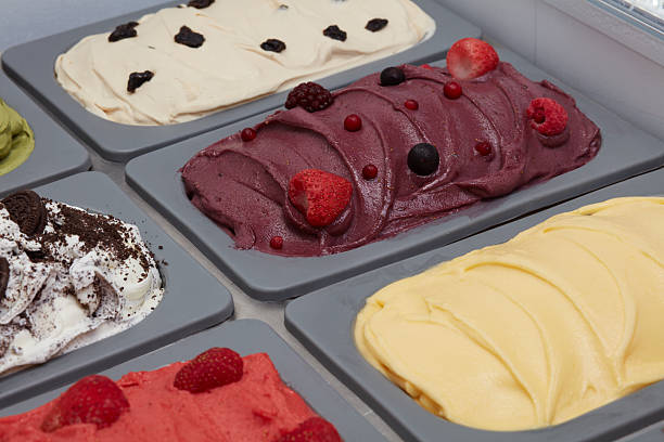 Mixed Berry Gelato Elegance on Tray