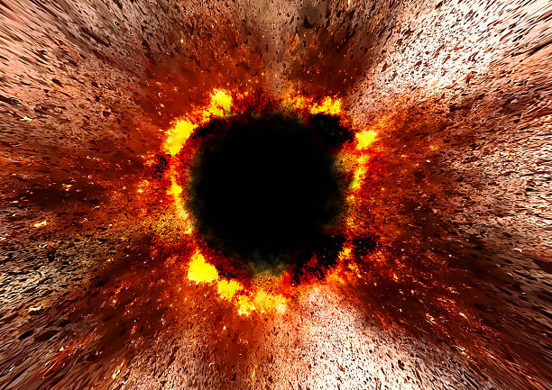 istock 3d illustration background of scorched and punctured fire flames 2212054472