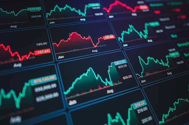 istock Economic forecast and investment performance tracking in volatile trading  line graph with businessperson analyzing market trends 2026 2212058956