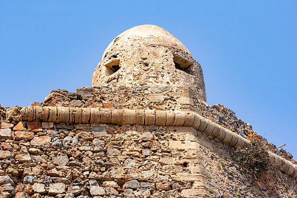 Imeri Gramvousa is a small island near Balos Bay, Crete, known for its Venetian fortress built in 1582 to defend against the Ottomans. Captured by Cretan rebels in 1825 during the Greek War of Independence, it became a pirate stronghold.