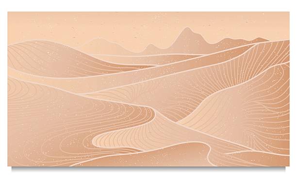 Mountain line art print. Abstract contemporary aesthetic backgrounds landscapes. with mountain, desert, sea, skyline, wave. vector illustrations