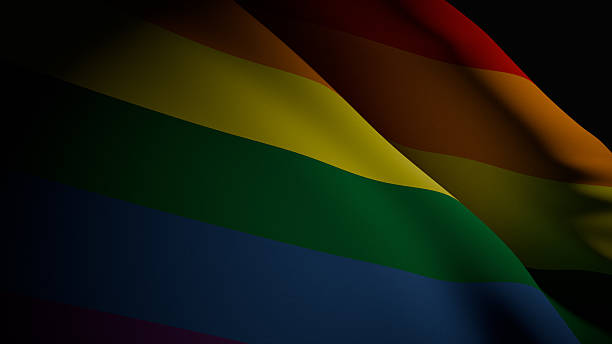 istock 3D render of the LGBT Pride flag waving 2212064187
