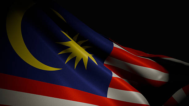 istock realistic 3D render of the Malaysian flag waving 2212064894