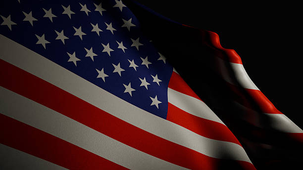istock realistic 3D render of the American flag waving 2212064941