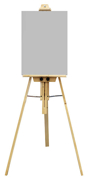 istock Wooden drawing board isolated on white background with clipping path 2212065361