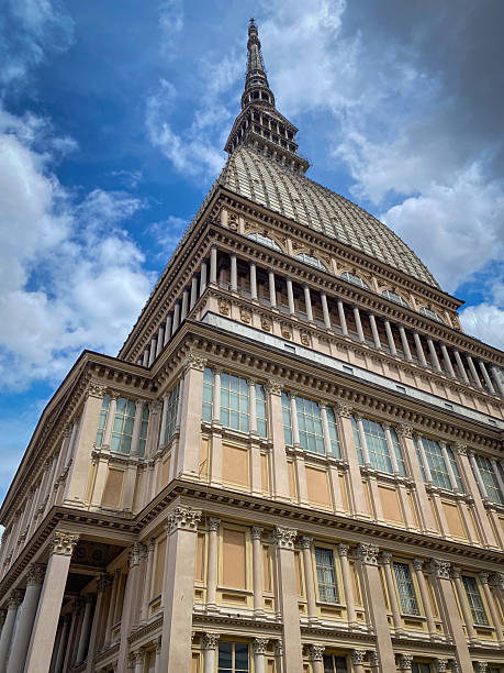 istock Low angle view of Mole Antonelliana building in Turin, Italy 2212067841