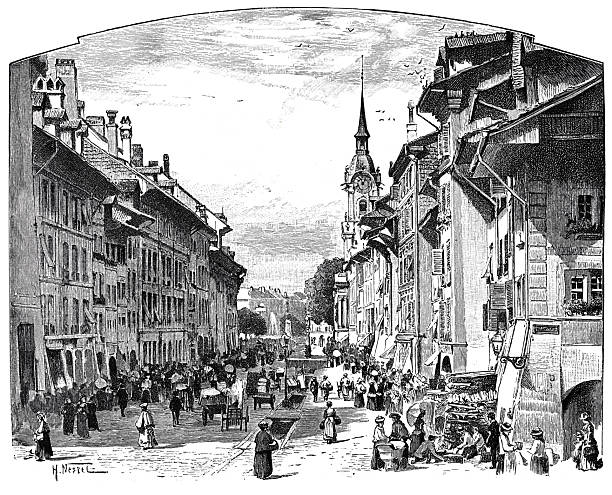 istock Bern, Switzerland, Spitalgasse and Heiliggeistkirche in the background 2212070539