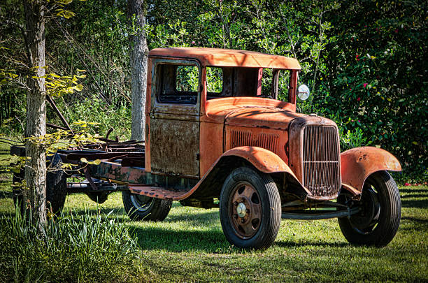 istock Vintage Rusted Truck in Country Setting 2212074151