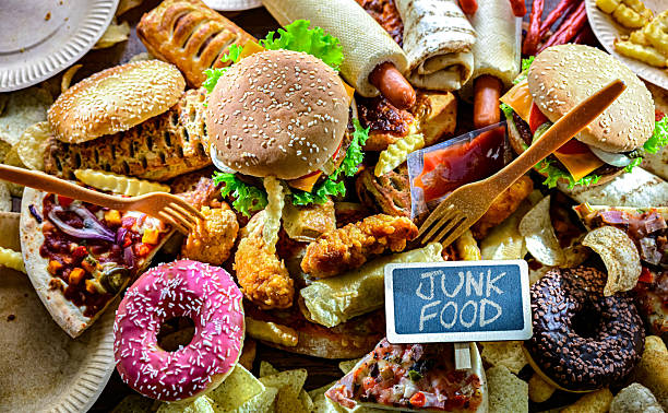 istock Fast food leftovers. Wasted food 2212083425
