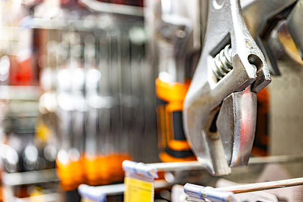 istock Tools put up for sale in a hardware store 2212085113