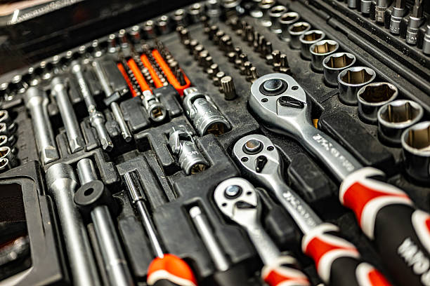 istock Toolkit put up for sale in a hardware store 2212085333