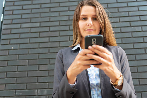 istock Business professional reading on the go 2212102590