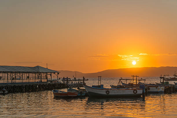 istock Fishing Boats at Sunset in Paracas, Peru 2212102724