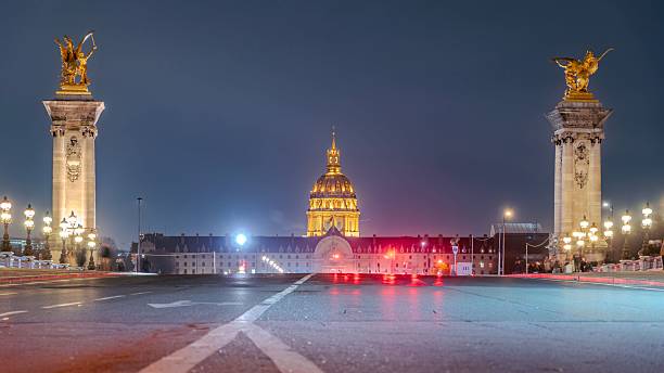 istock Pont Alexandre III and Les Invalides at Night 2212103259