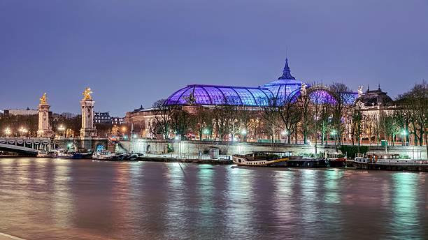 istock Grand Palais and Pont Alexandre III at night. 2212103270
