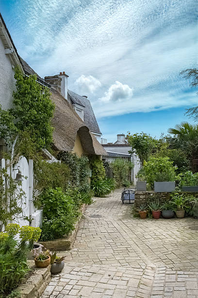 istock Brittany, Ile aux Moines island typical houses 2212106120