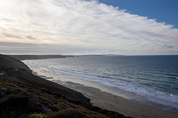 istock The North Atlantic Ocean as seen from the South West Coast Path in Cornwall UK - overlooking Chapel Porth Beach. 2212110680