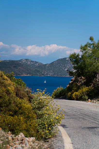 View of the bay of Sarsala, Mugla, Turkey