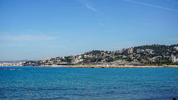 Mediterranean Sea. Beach in Marseille.