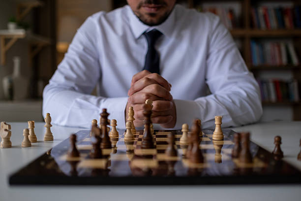 Joyful Family Mastering Chess Together.