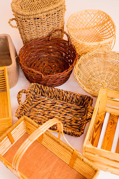 istock Various kinds of baskets closeup 2212125379
