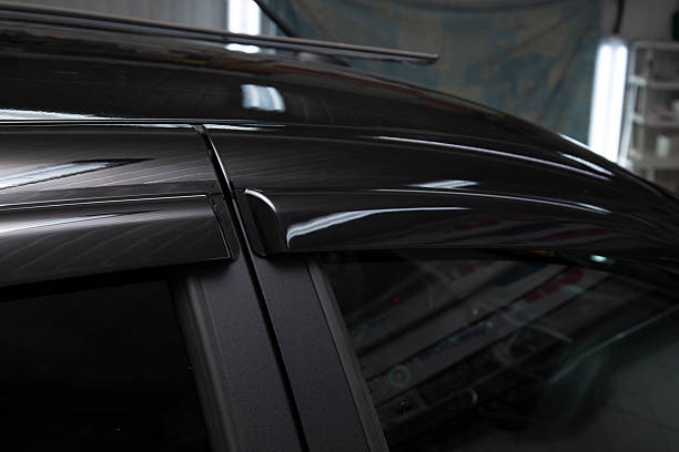 istock Deflectors for side Windows of the car.Car accessory. Additional equipment. 2212139666