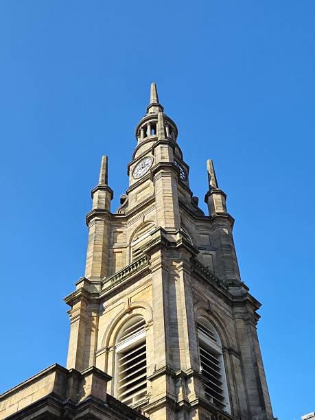 istock Old clock and bell tower, Glasgow, Scotland 2212141168