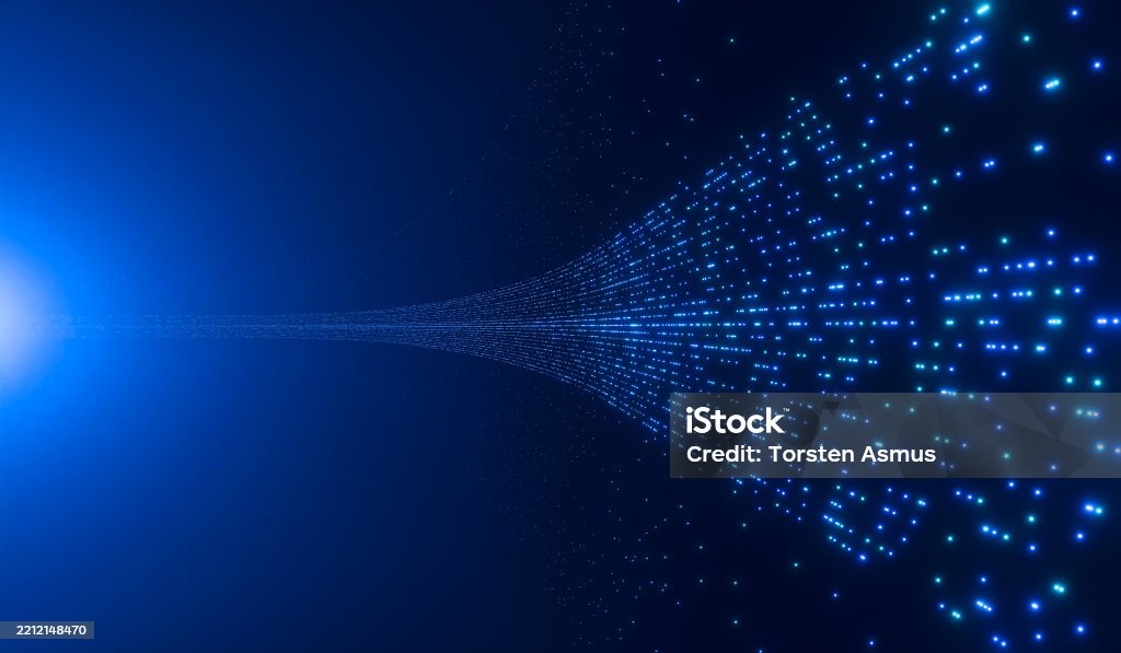 Data Bytes Background Abstract Virtual Realtiy Digital Bits And Bytes Infinity Space Big Data ...