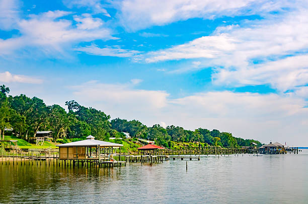 istock Mobile Bay from May Day Park Pier in Daphne Alabama 2212149442