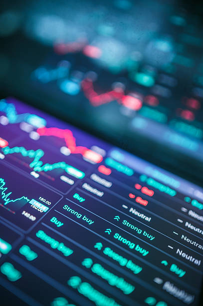istock Financial technology AI artificial intelligence calculate possibility in financial investment with AI is created machine learning powerful data quantum in stockmarket and cryptocurrencies 2212169182