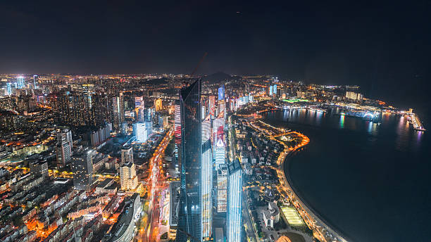 istock Qingdao City Scenery Sunset Timelapse 2212178227