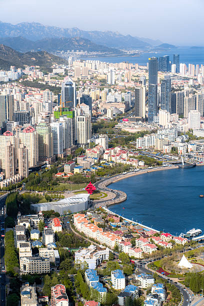 istock Qingdao City Scenery Sunset Timelapse 2212178232