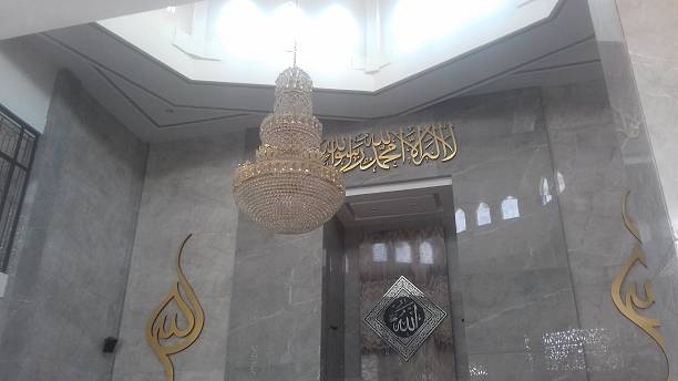 istock The interior design of the mosque 2212178501