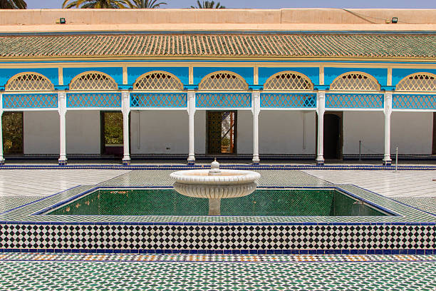 istock The grand courtyard in Bahia palace at Marrakech 2212183465