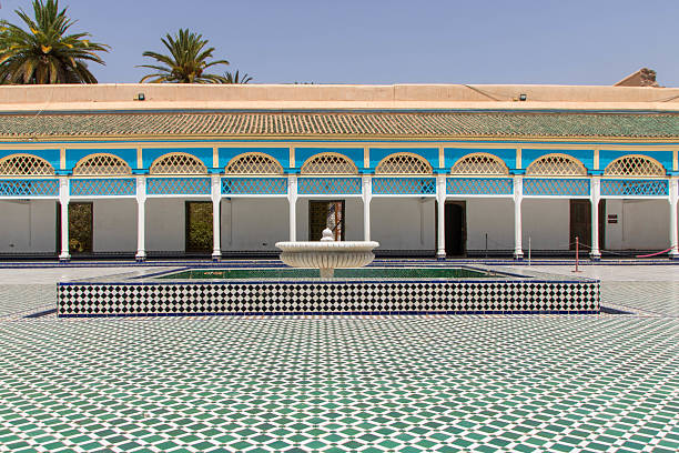 istock The grand courtyard in Bahia palace at Marrakech 2212183545