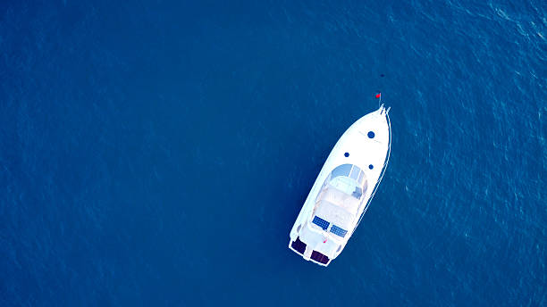 istock Yacht on the sea 2212187134