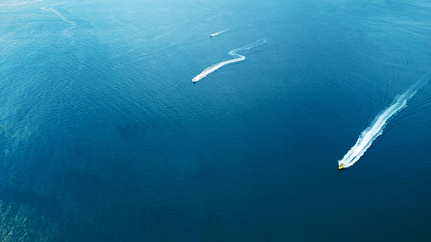 istock Speed boats on tte sea 2212187158