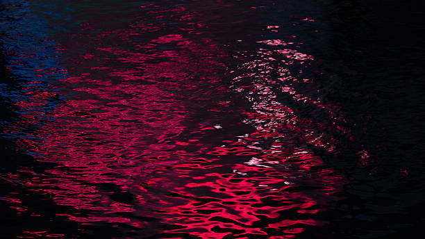 istock Red color sea water background 2212190835