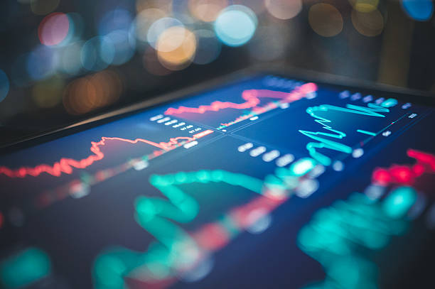 istock economic indicators and volatile market data on digital finance interface investment performance metrics and financial planning charts on analytics base on AI 2212194481