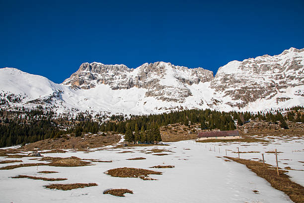 A perfect spring day in paradise. The Montasio Plateau is a medium-sized karst plateau in Friuli-Venezia Giulia, in the province of Udine, located on the southern slope of the Jôf di Montasio (Italian Julian Alps), at an altitude between 1,600 and 1,800 m above sea level, home to summer pastures used for mountain grazing and important mountain huts