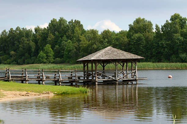 istock Landscape of a large lake. 2212199944