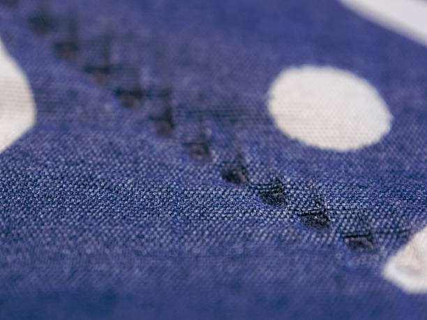 A fabric texture macro shot that highlights details and patterns, perfect for design projects and illustrations.