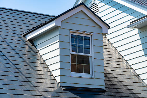 istock Stylish House with Gable Dormer Design 2212207462