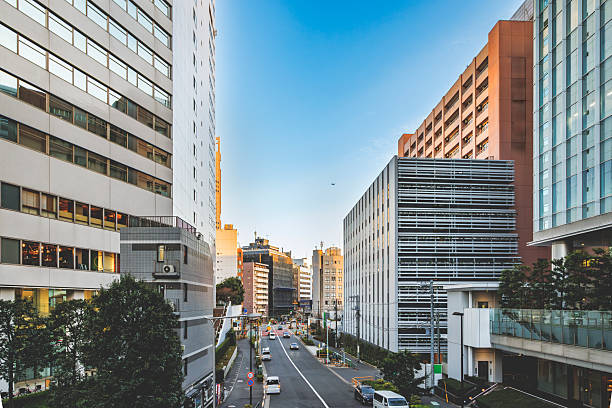 istock Tokyo buildings in beautiful sunlight 2212210929