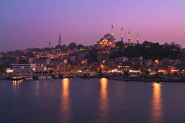 istock Istanbul Golden Horn's sunset 2212213583