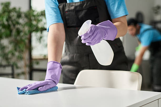 istock Woman Doing Wet Cleaning In Office 2212214945