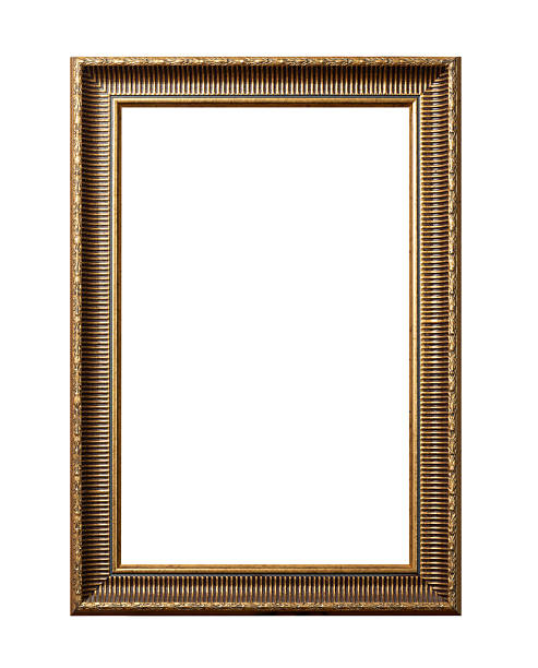 istock Vintage decorative frame for a picture or photo on a pure white background 2212220759